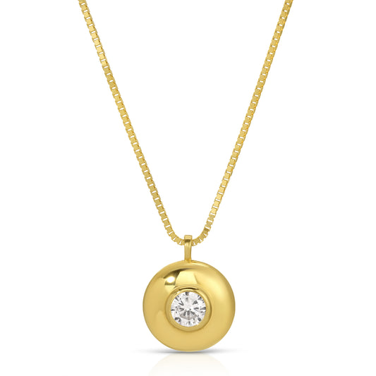 Custom 14K Gold Birthstone Necklace, Personalized Gifts For Mother's Day, Birthday Gift For Her, Valentine's Day, Bridesmaid.