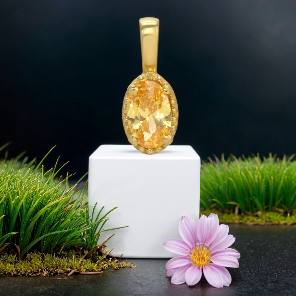 Custom 14K Gold Birthstone Necklace – Dainty CZ Pendant – Personalized Jewelry – Anti-Tarnish & Durable – Gift for Her – Everyday Wear