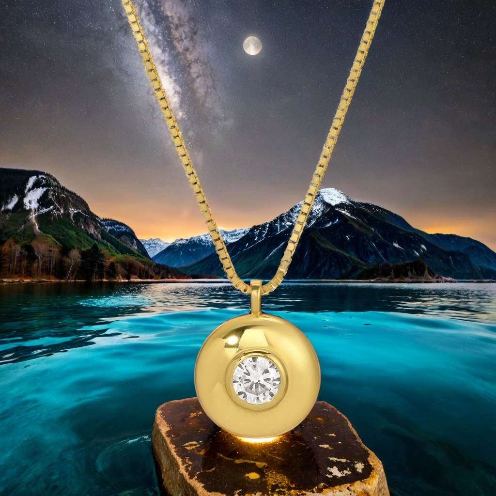 Custom 14K Gold Birthstone Necklace, Personalized Gifts For Mother's Day, Birthday Gift For Her, Valentine's Day, Bridesmaid.