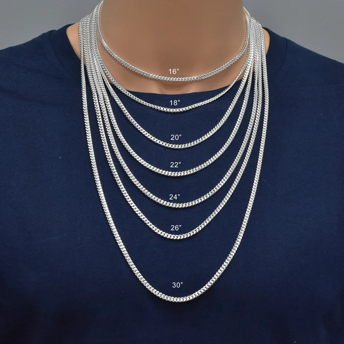Solid 925 Sterling Silver Cuban Link Necklace, Miami Cuban Link Chain for Men & Women, Premium Heavy Duty Statement Chain with Lobster Clasp