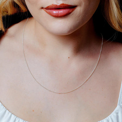 Solid 925 Sterling High Polish Silver Rolo Link Necklace, Solid Premium Heavy Duty Belcher Cable Link, Custom Length Everyday Fine Jewelry