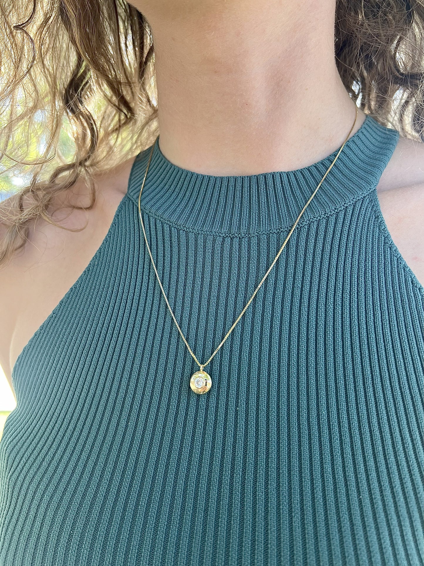 Custom 14K Gold Birthstone Necklace, Personalized Gifts For Mother's Day, Birthday Gift For Her, Valentine's Day, Bridesmaid.